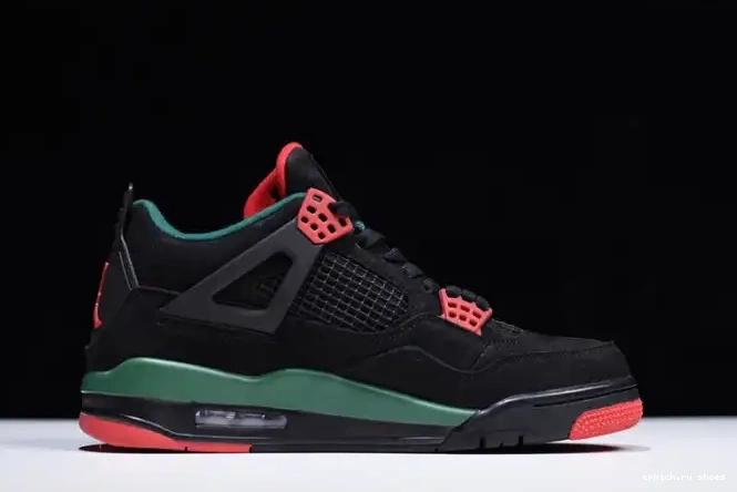 Rep Red Jordan NRG GUCC 4 Black Gorge Green-Varsity AQ3816-063 Air 0504
